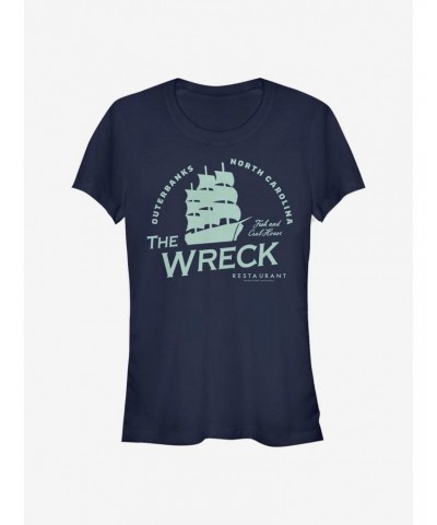 Outer Banks The Wreck Restaurant Girls T-Shirt $6.27 T-Shirts