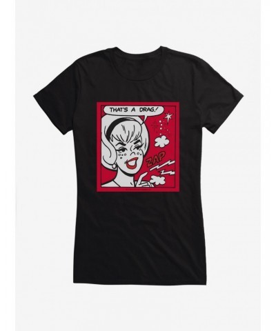 Archie Comics Sabrina The Teenage Witch That's A Drag Girls T-Shirt $7.72 T-Shirts