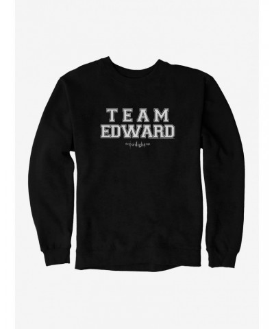 Twilight Team Edward Collegiate Font Sweatshirt $10.33 Sweatshirts