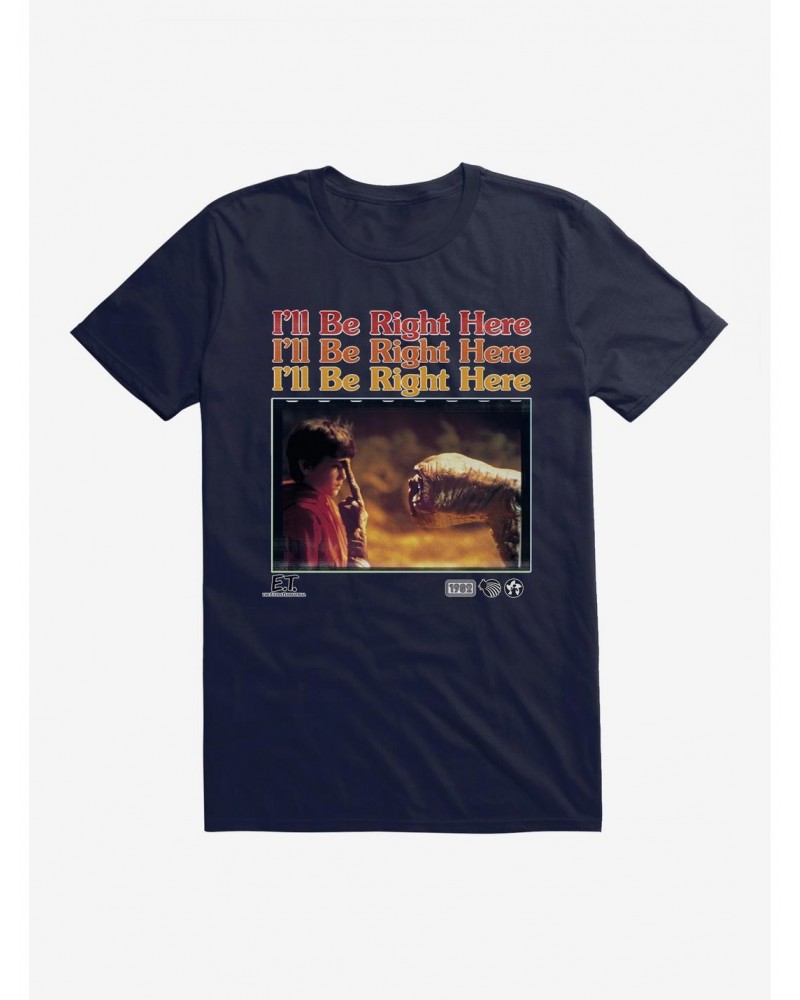 E.T. 40th Anniversary I'll Be Right Here Movie Still T-Shirt $8.60 T-Shirts