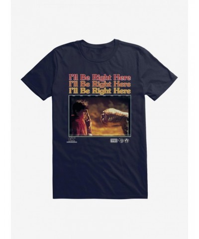 E.T. 40th Anniversary I'll Be Right Here Movie Still T-Shirt $8.60 T-Shirts