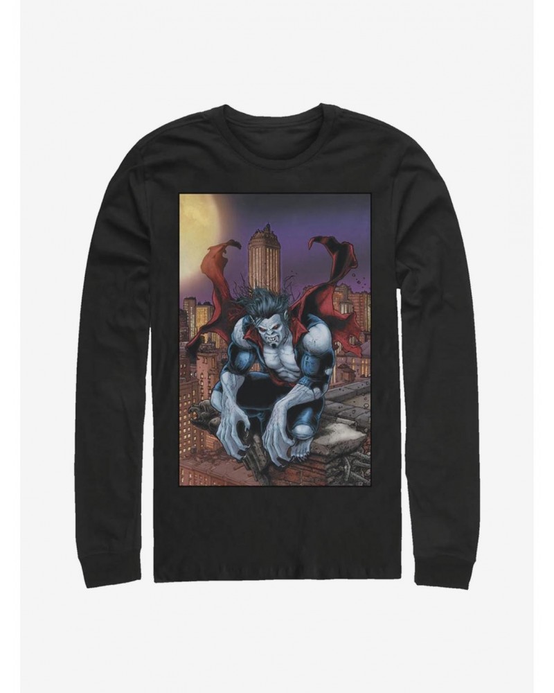 Marvel Morbius Cover Of The Vampire Long-Sleeve T-Shirt $7.90 T-Shirts