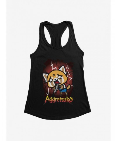 Aggretsuko Metal Rockin' Out Girls Tank $9.96 Tanks