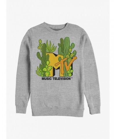 MTV Cacti Galore Logo Sweatshirt $8.86 Sweatshirts