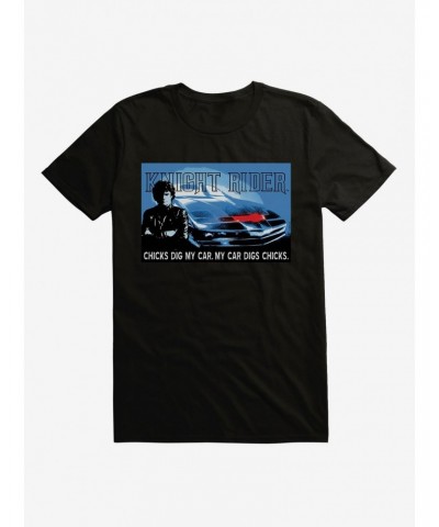 Knight Rider Chicks Dig My Car T-Shirt $6.69 T-Shirts