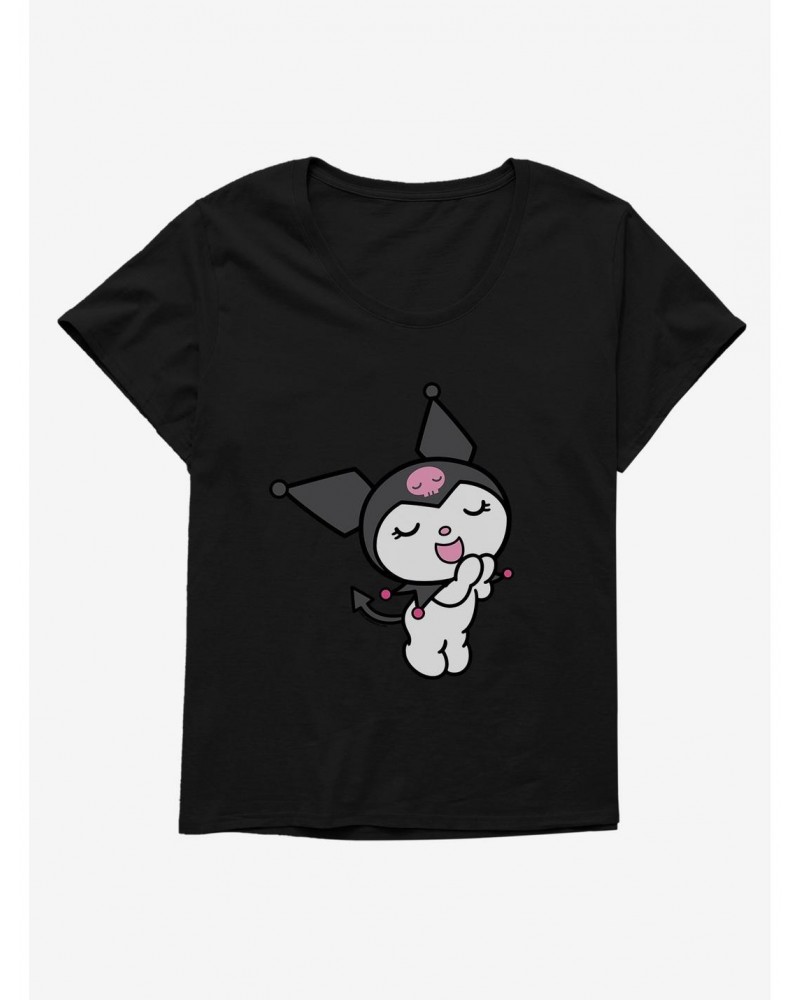 Kuromi Shy Girls T-Shirt Plus Size $9.02 T-Shirts