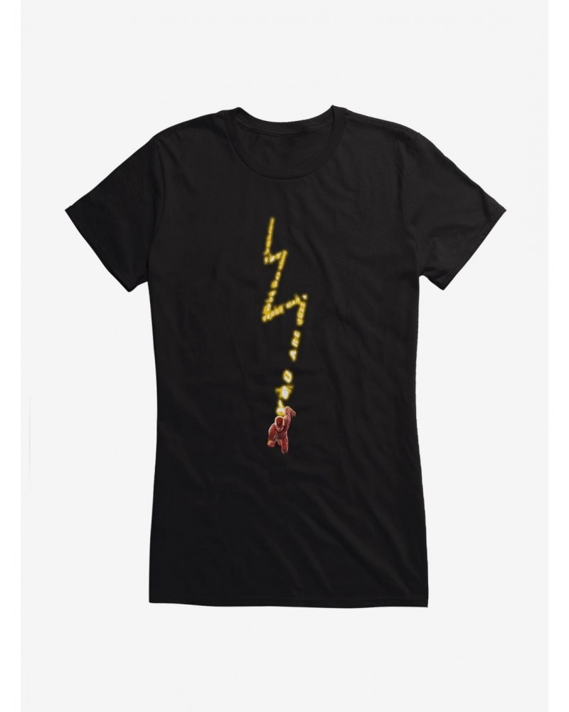 DC Comics The Flash Just A Young Man Girls T-Shirt $6.97 T-Shirts